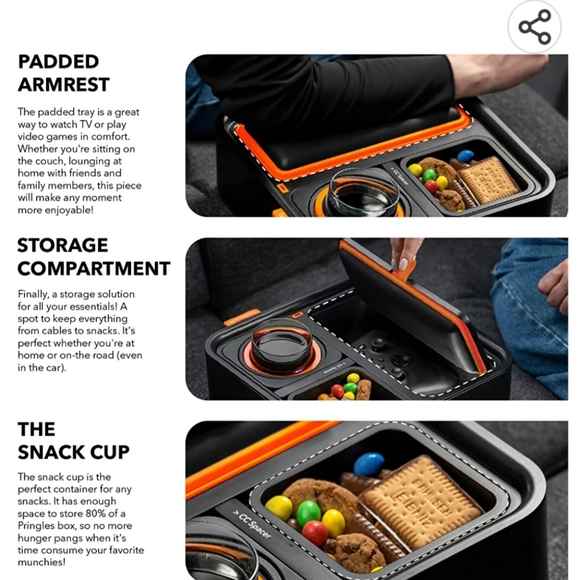 Couch Holder Cup Tray - Picture 5 of 8